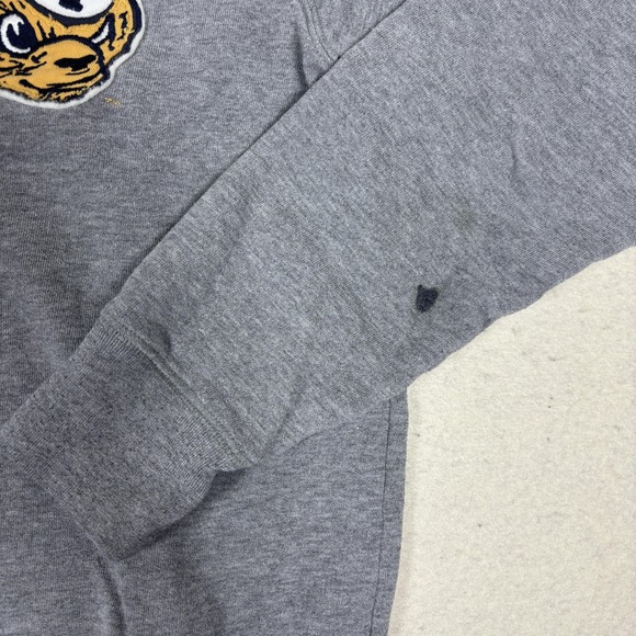 '47 Michigan Wolverines 1/4 Zip Sweater Mens Small Gray NCAA Football - Picture 3 of 7